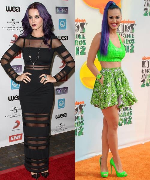 Katy Perry schimbă foaia. De la culori vesele la look gotic