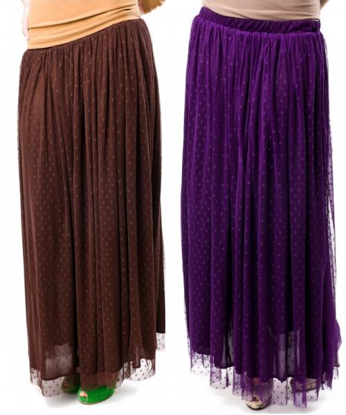 fusta maxi dantela