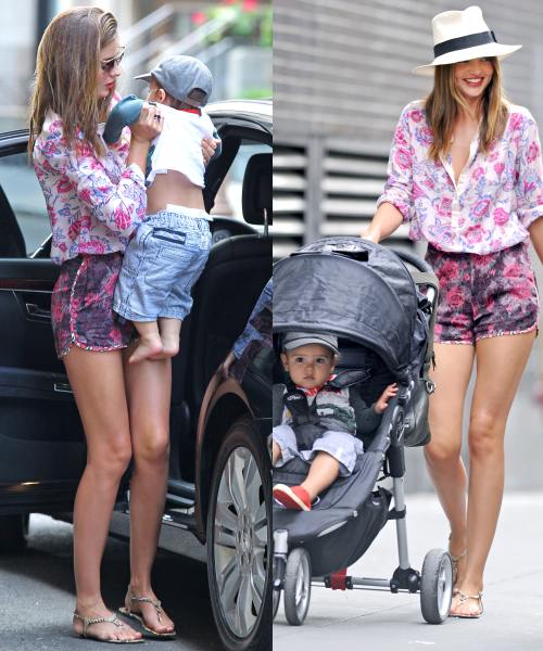 Miranda Kerr, într-o ţinută foarte colorată. Vezi ce a purtat!