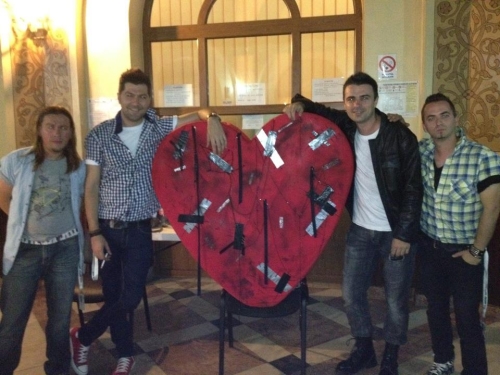 Foto Facebook: Vedetele s-au pozat pe scena Romanian Music Awards 2012