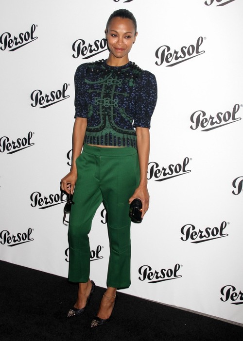 Foto: Uite cât de bine îi stă lui Zoe Saldana în Louis Vuitton, de sus până jos!