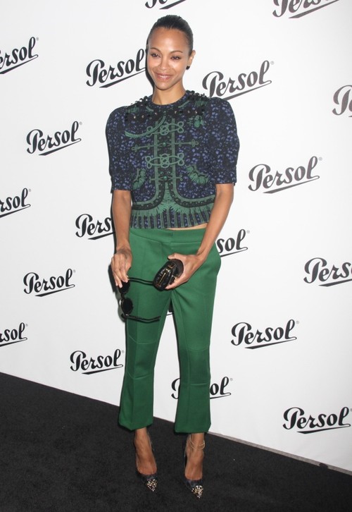 Foto: Uite cât de bine îi stă lui Zoe Saldana în Louis Vuitton, de sus până jos!