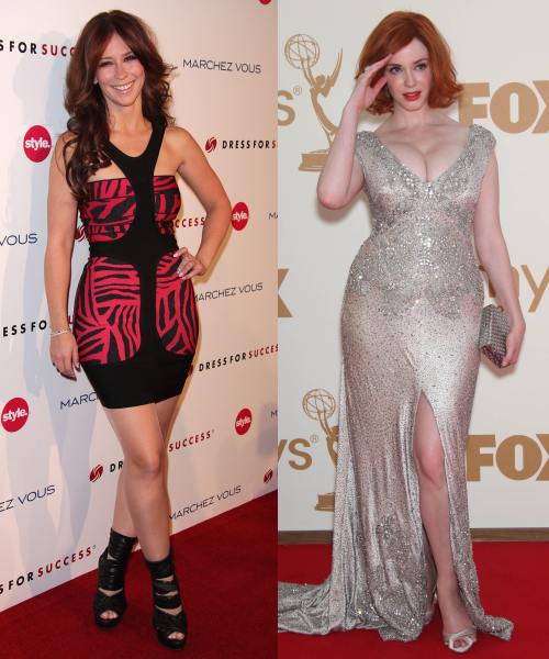 jennifer love Hewitt, christina Hendricks