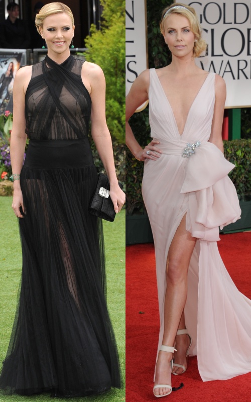 Stil de vedetă: Charlize Theron, exemplu de eleganţă şi feminitate