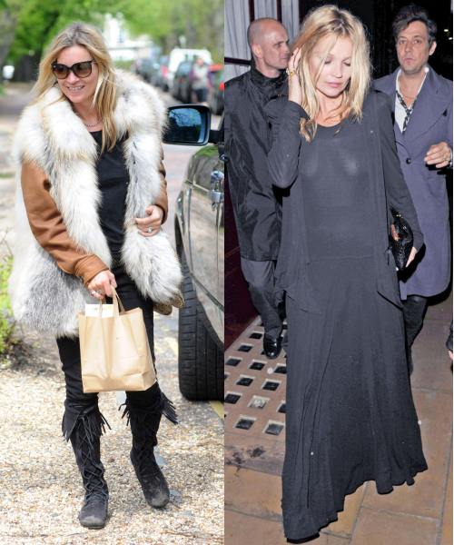 Kate Moss, de la fashionistă, la dezastru vestimentar. Vezi ce ţinute urâte poartă!