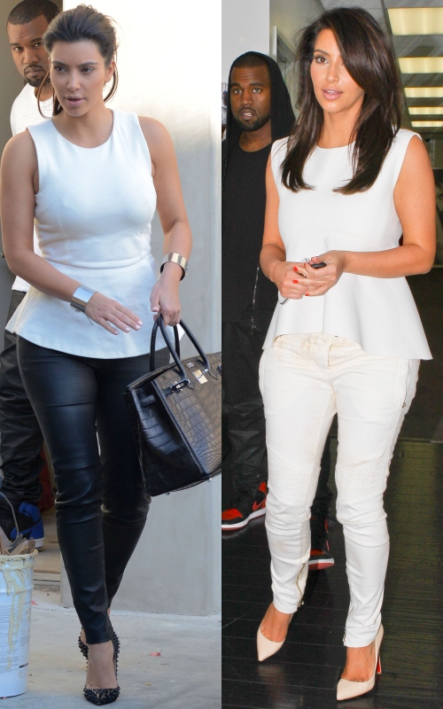 Schimbare radicală de look: Kim Kardashian s-a făcut fată cuminte!