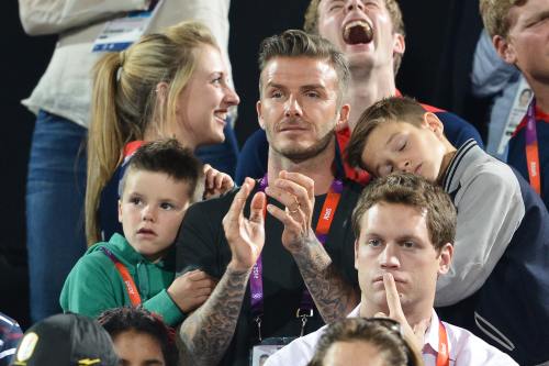 Ce drăguţ! David Beckham, un tătic model la Jocurile Olimpice