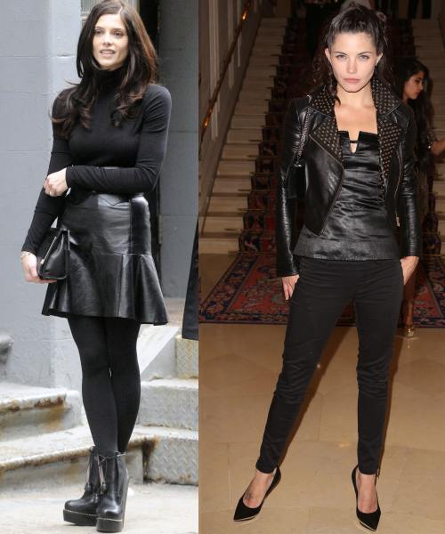 Ţinutele "all black", în tendinţe. Vezi cum le poartă vedetele!