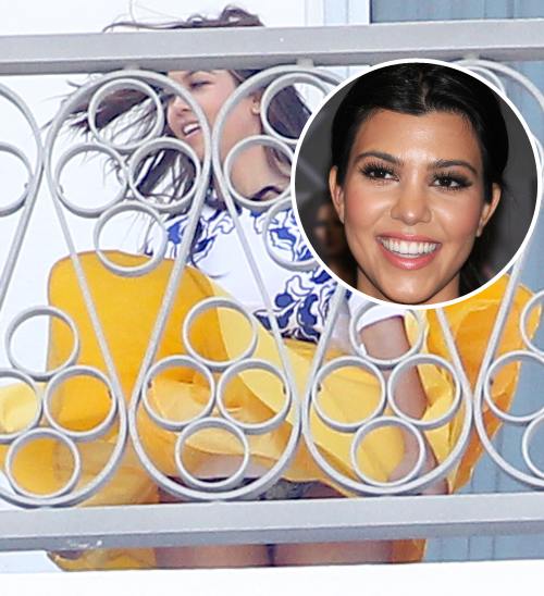 kourtney kardashian in fundul gol