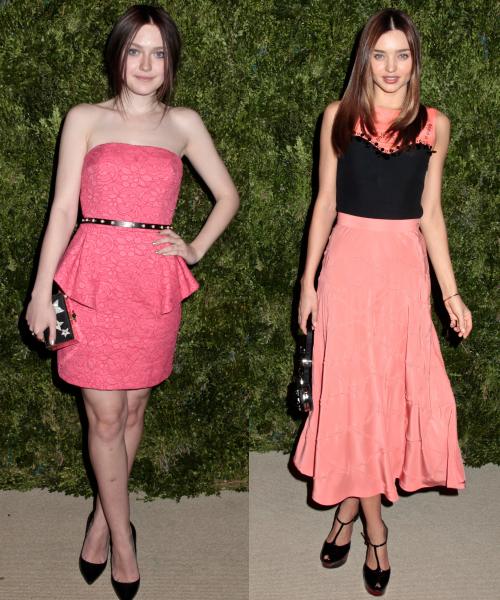 Dakota Fanning şi Miranda Kerr