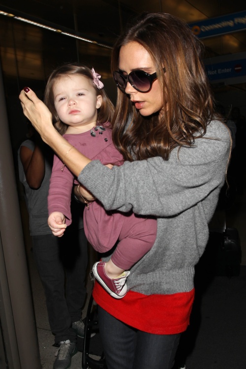 POZE: Harper Seven Beckham, fashionistă la un an jumătate!