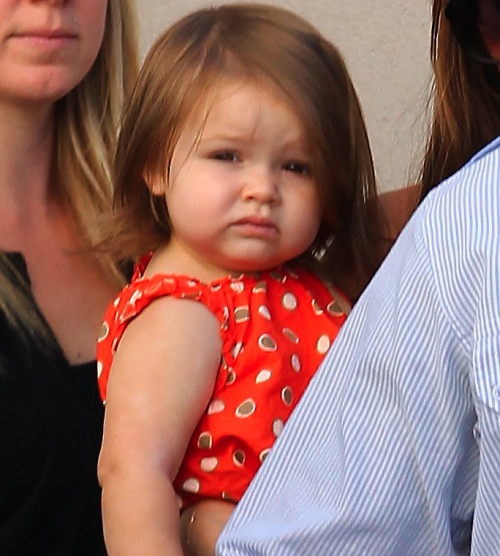 POZE: Harper Seven Beckham, fashionistă la un an jumătate!