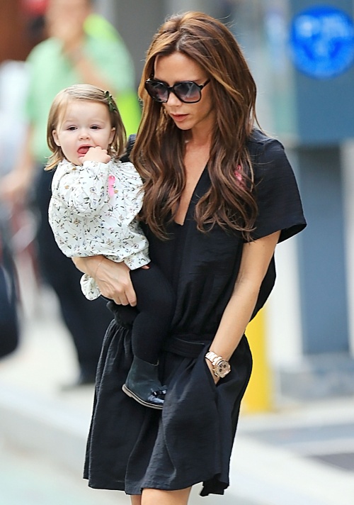 POZE: Harper Seven Beckham, fashionistă la un an jumătate!