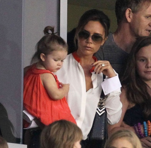 POZE: Harper Seven Beckham, fashionistă la un an jumătate!