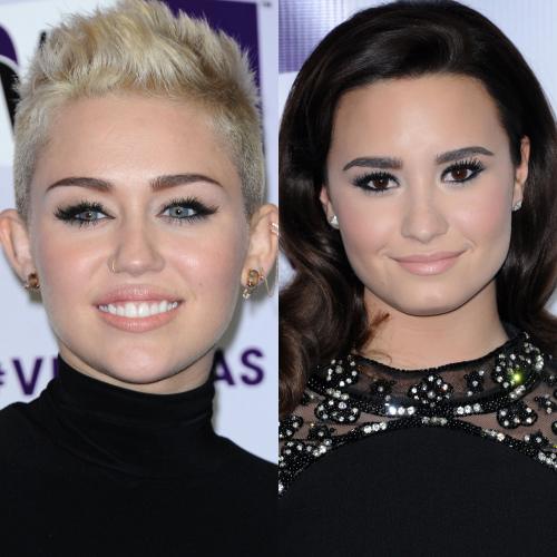 miley cyrus si demi lovato