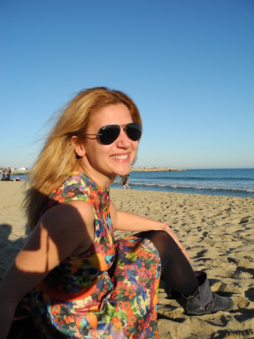 Şi Amalia Enache şi-a început anul pe plajă!