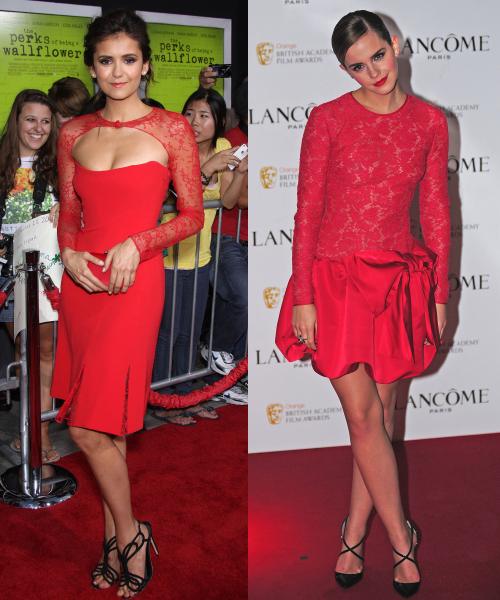 nina dobrev, emma watson