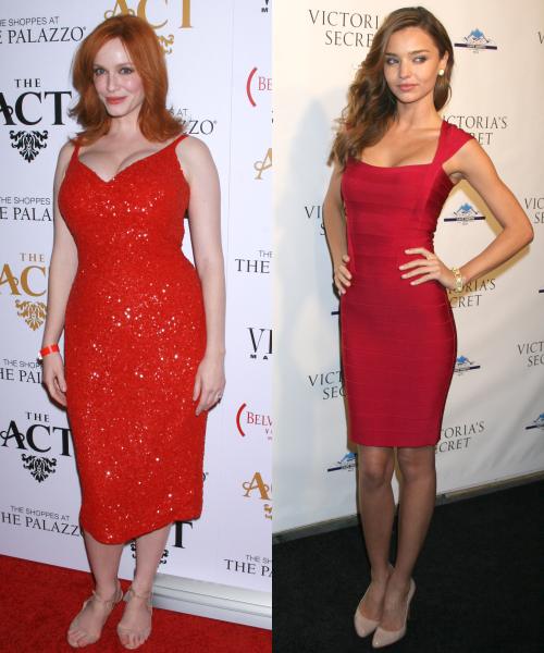 christina hendricks miranda kerr