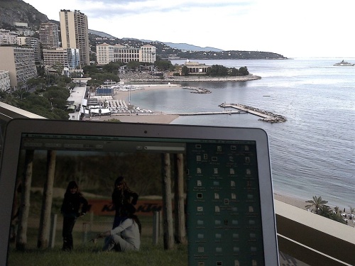 POZE: Viaţa Mihaelei Rădulescu la Monaco. Uite cum pârleşte o găină în apartamentul ei de lux!