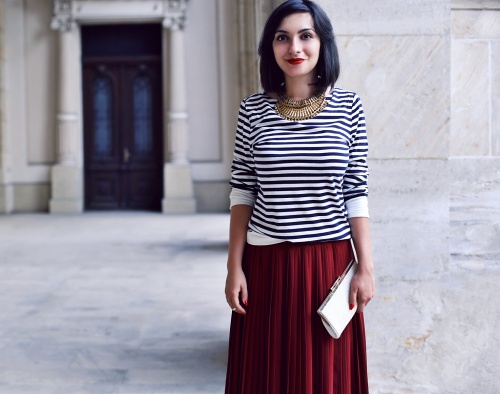 Unica Fashion Week, ziua 3: Ana Morodan îţi propune o ţinută în tendinţe, cu dungi!