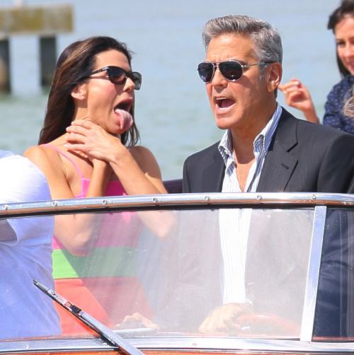 sandra bullock si george clooney