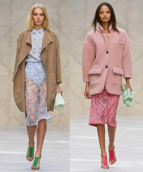 prezentare burberry primavara vara 2014