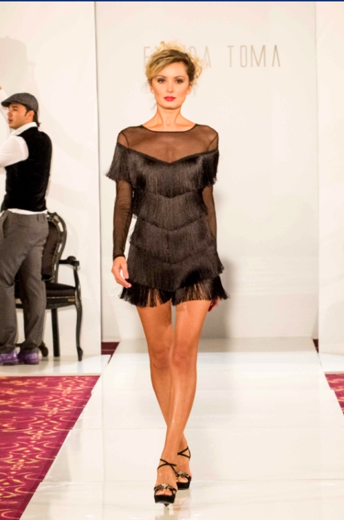 Rochia cu franjuri, propunerea Ultra Glam a designerului Ellida Toma