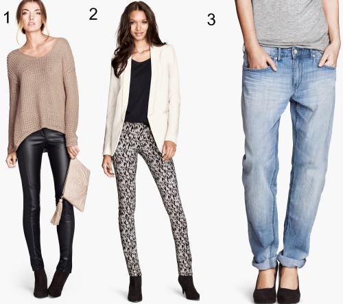 pantaloni hm colectia toamna