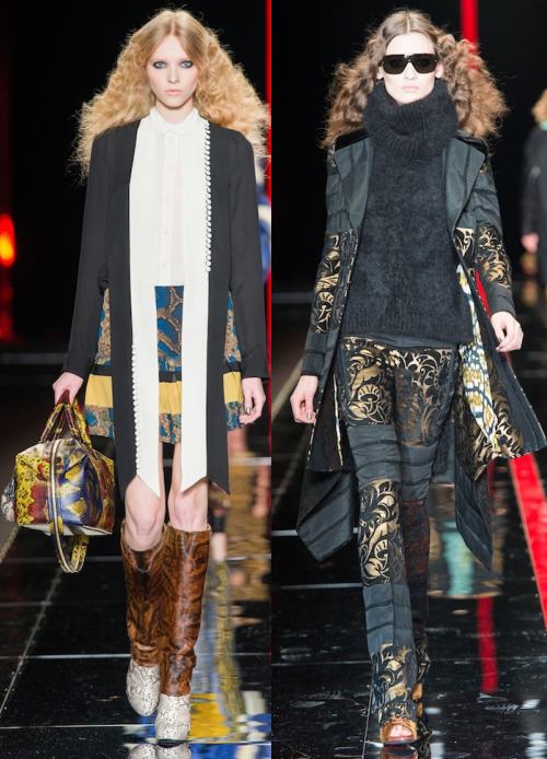 Ţinute de toamnă exotice în colecţia Just Cavalli