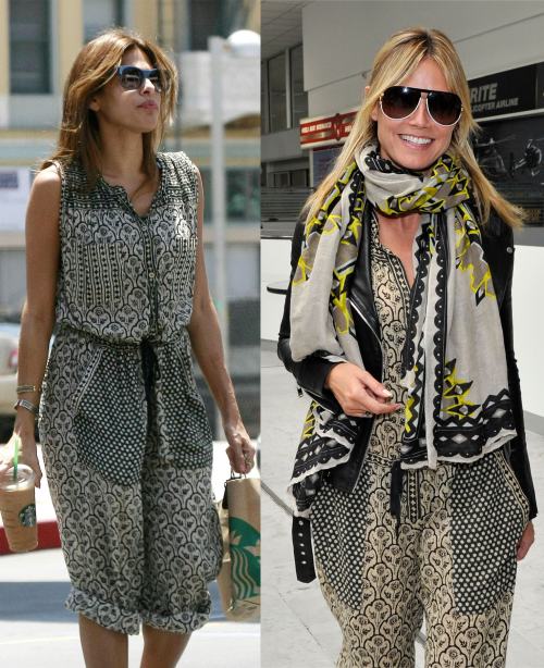 Eva Mendes şi Heidi Klum