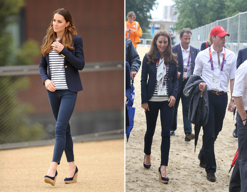 Kate Middleton, regina reciclării ţinutelor în public