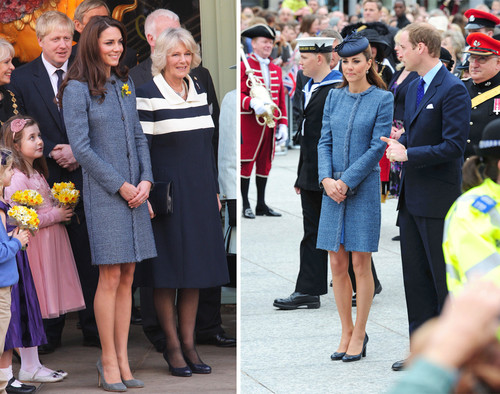 Kate Middleton, regina reciclării ţinutelor în public