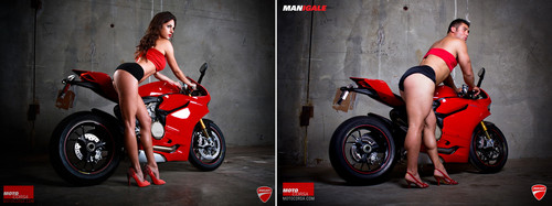 Nu doar femeile arată sexy pe motociclete. Uite cum s-au pozat ei! - Foto haioase