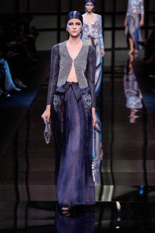 Cele mai frumoase rochii din colecţia Giorgio Armani, la Paris Fashion Week