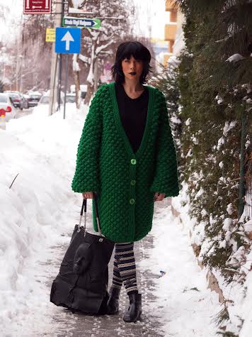 Sophia recomandă puloverele supradimensionate pe timp de ger