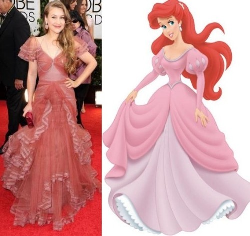 Vezi rochiile vedetelor inspirate de prinţesele din desenele animate Disney!