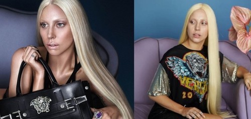 Diferenţe uriaşe! Pe internet au apărut imagini cu Lady Gaga neretuşată în Photoshop!
