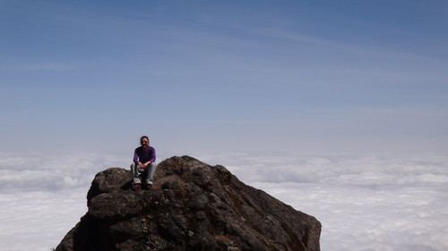 Camelia Ganga, pe tocuri pe Kilimanjaro