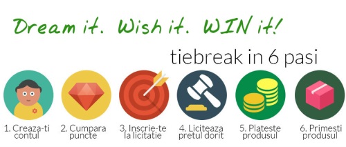 Pe tiebreak.ro tu faci pretul produselor!