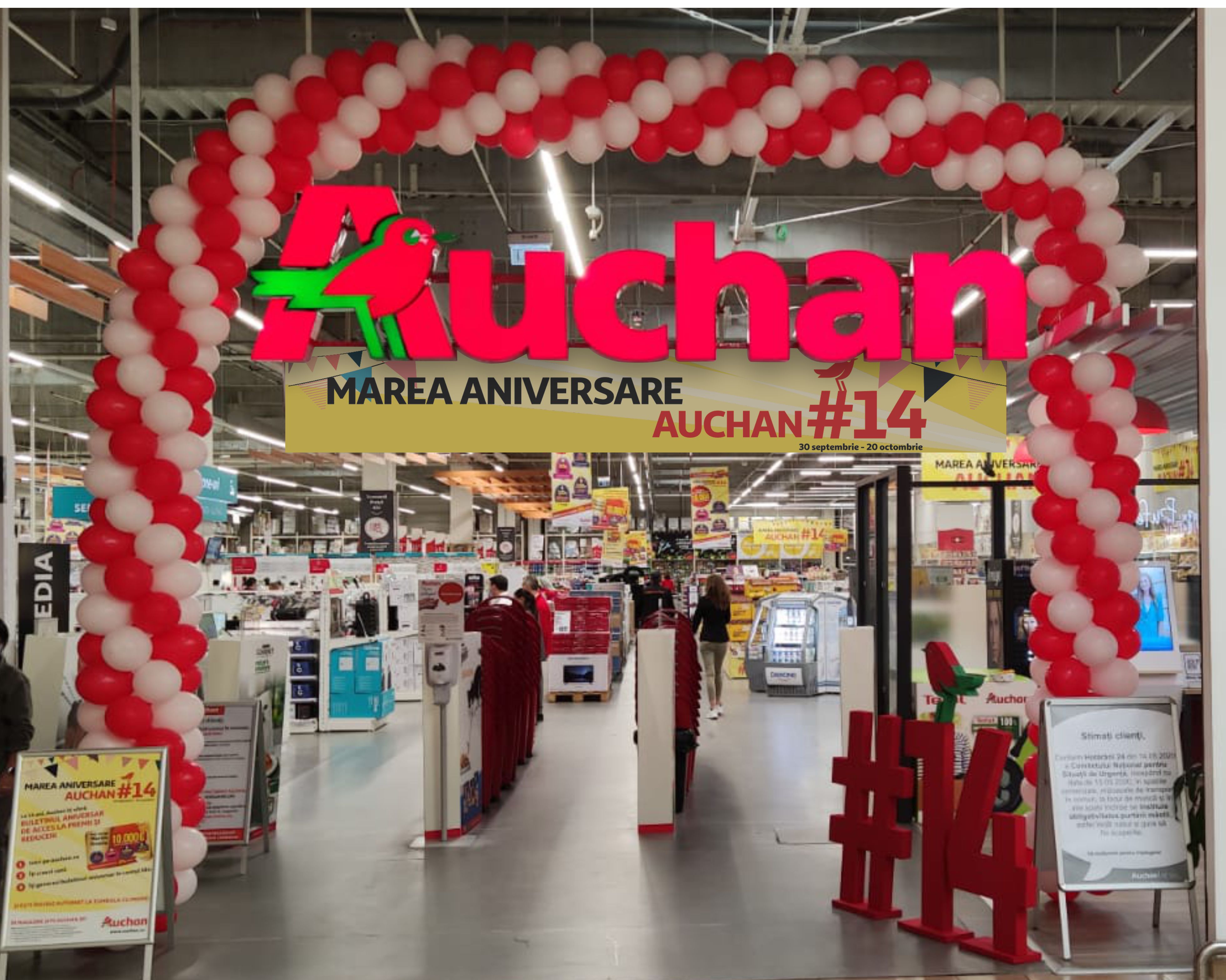 (Publicitate) Auchan sărbătorește 14 ani în România cu premii de zeci de mii de euro