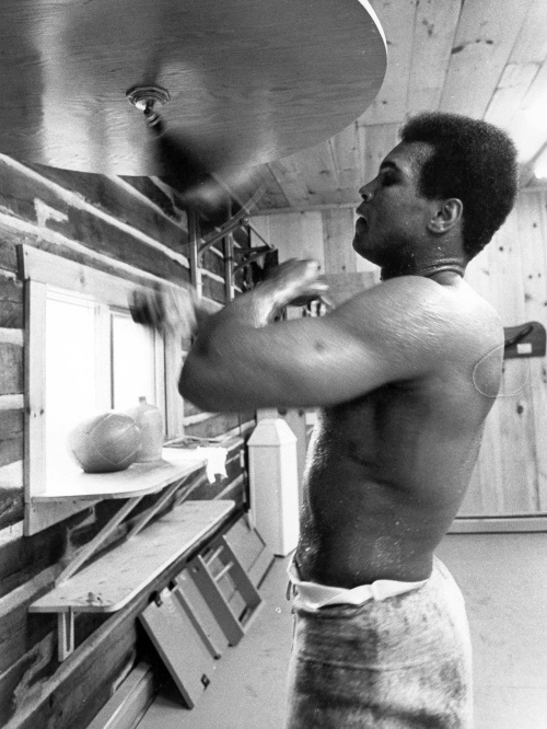 muhammad ali la antrenament