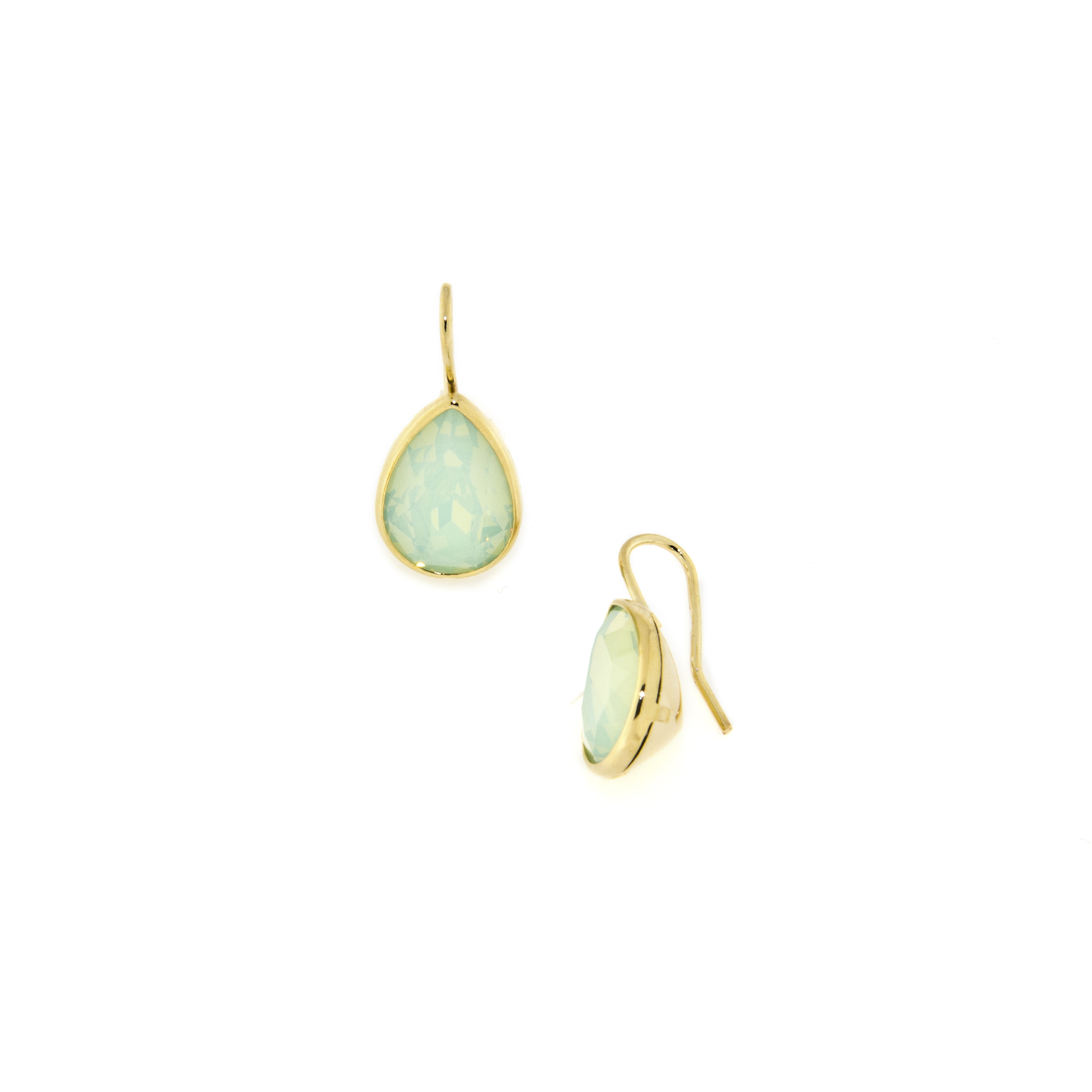Cercei argint şi opal (Swarovski elements) disponibili in magazinul online IJOO, la doar 99 lei