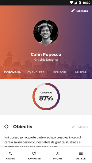 Aplicatie ejobs