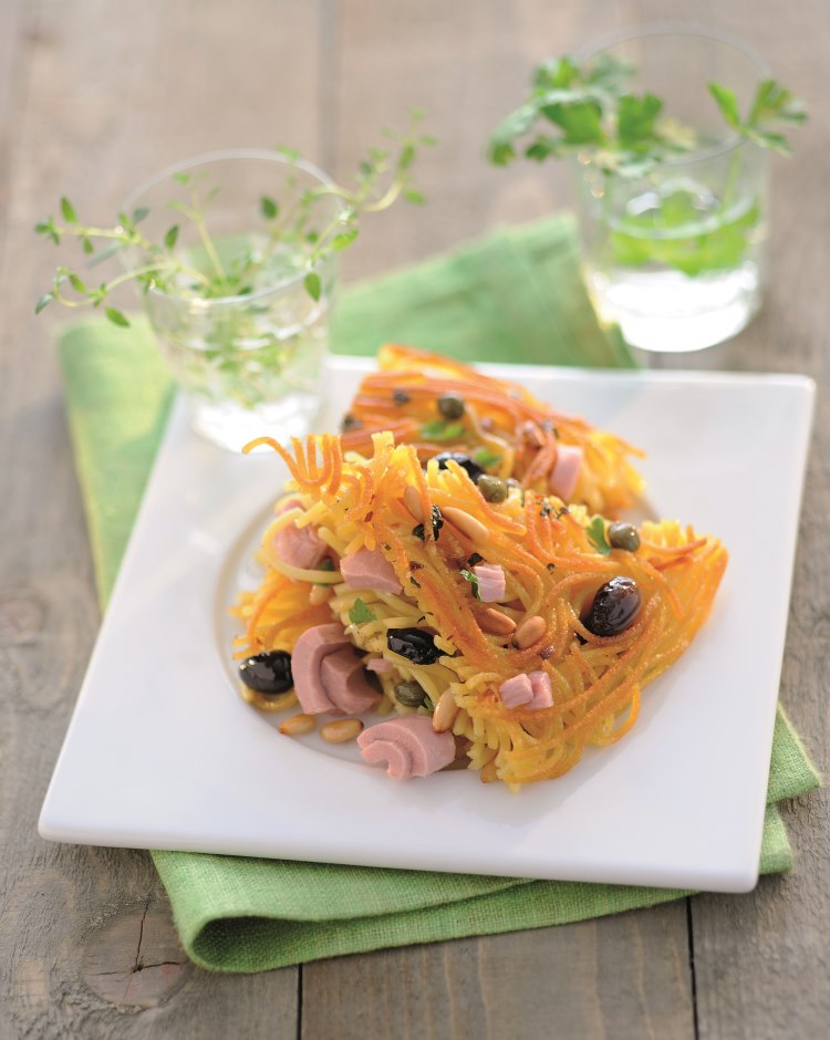 spaghetti si frittata de ton