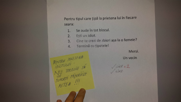 Mesajul vecinului