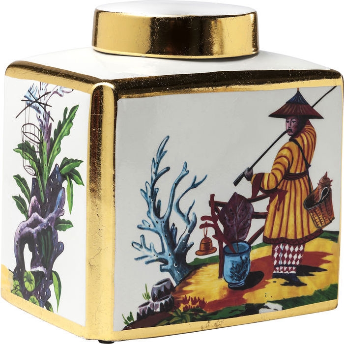 kare vas decorativ inspirație chinezească 501 lei