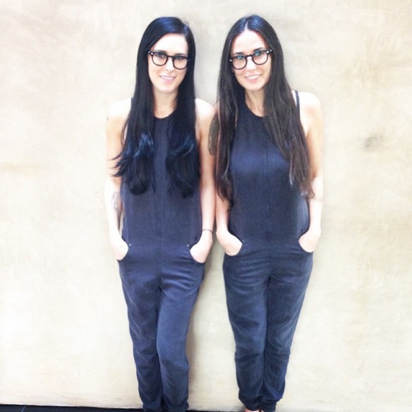 DEMI MOORE si fiica sa RUMER WILLIS