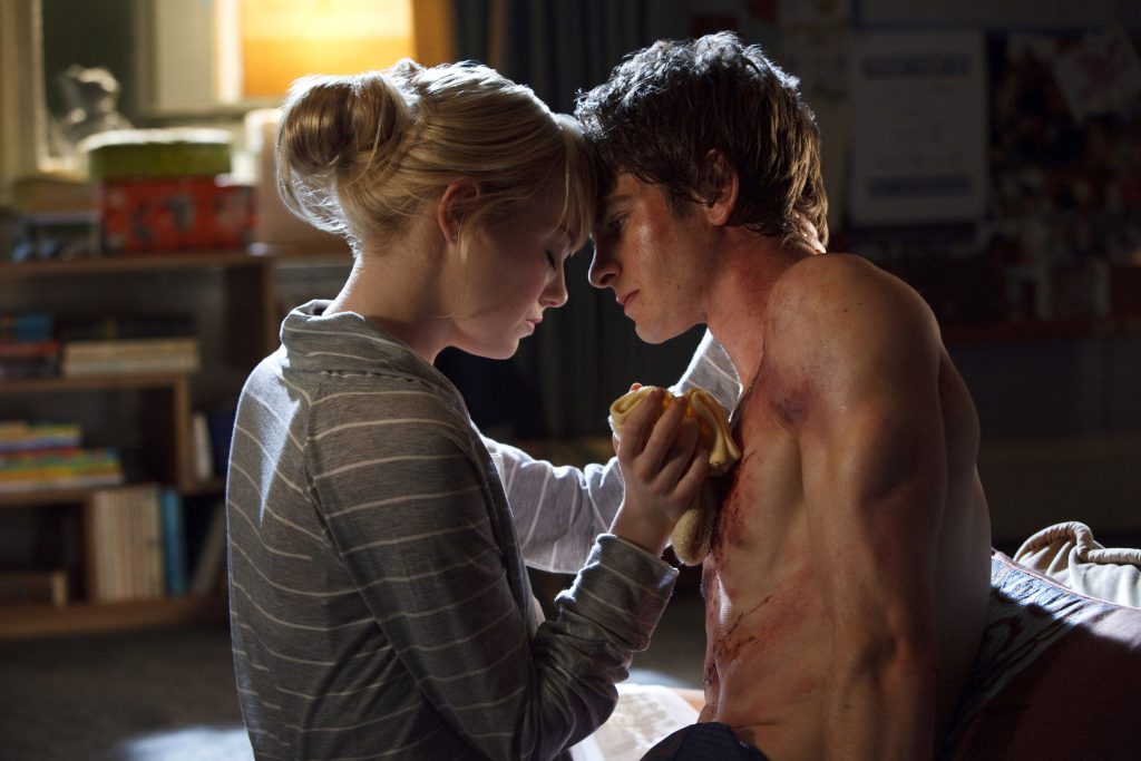 2012 - The Amazing Spider-Man - emma stone si fostul ei iubit andrew garfield