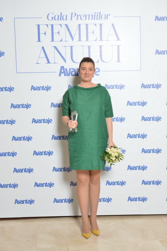 Atena Boca la Gala Avantaje Femeia Anului 2016