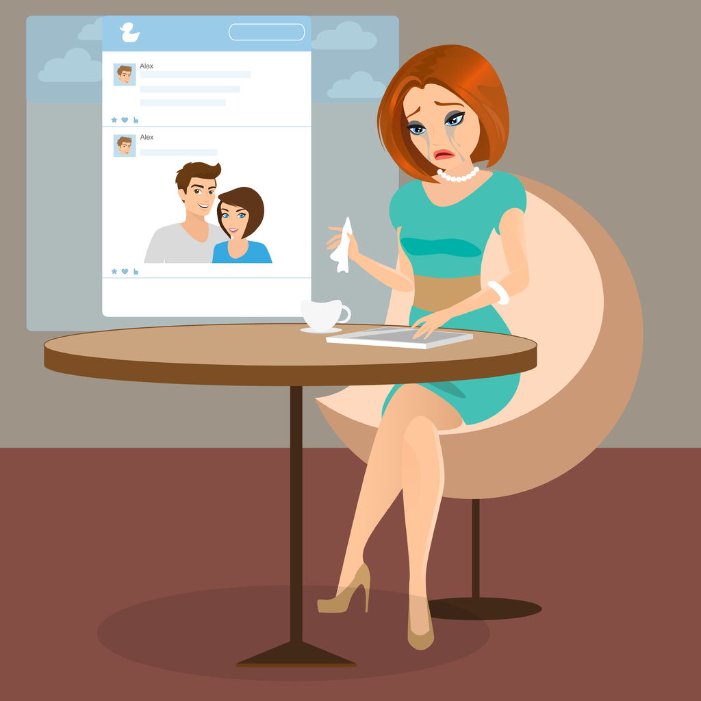 femeie-despartire-plange-postare-facebook-instagram-relatie-despartire